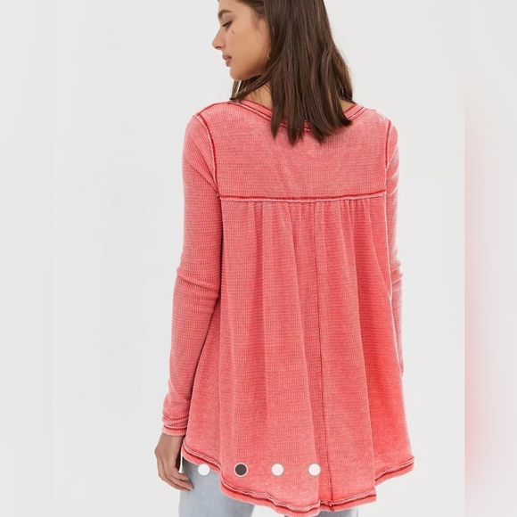 FP~ Kai Relaxed Henley Top - Picture 3 of 10